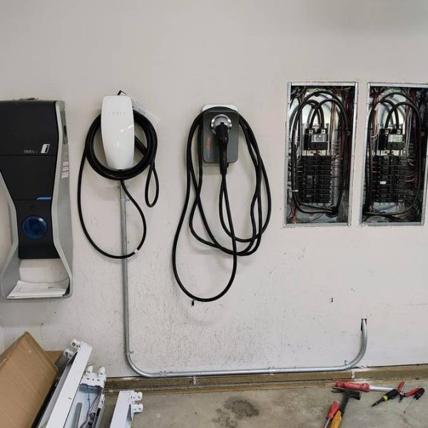 Tesla EV car charger install