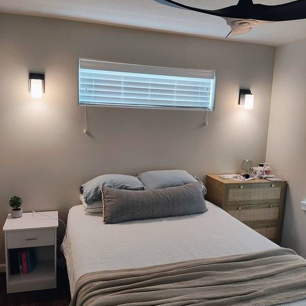 ceiling fan and sconce install 3