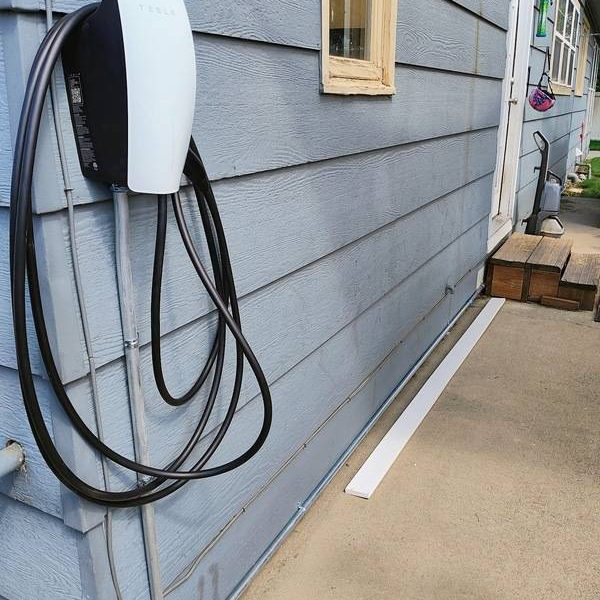 tesla ev charger install